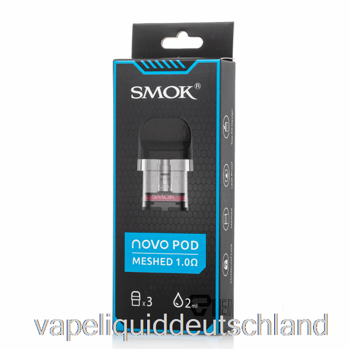 Smok Novo Ersatz-Pod-Kartuschen 1,0 Ohm Novo Mesh Pods Vape Liquid